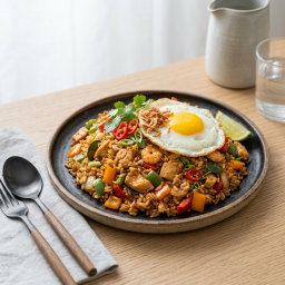 Nasi Goreng Paprik ayam atau daging