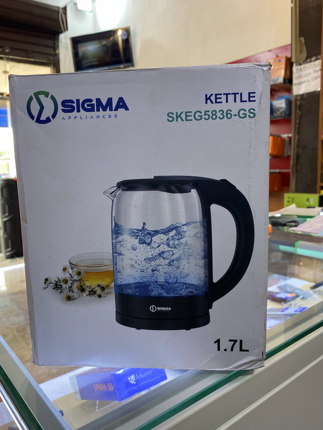 SIGMA GLASS KETTLE