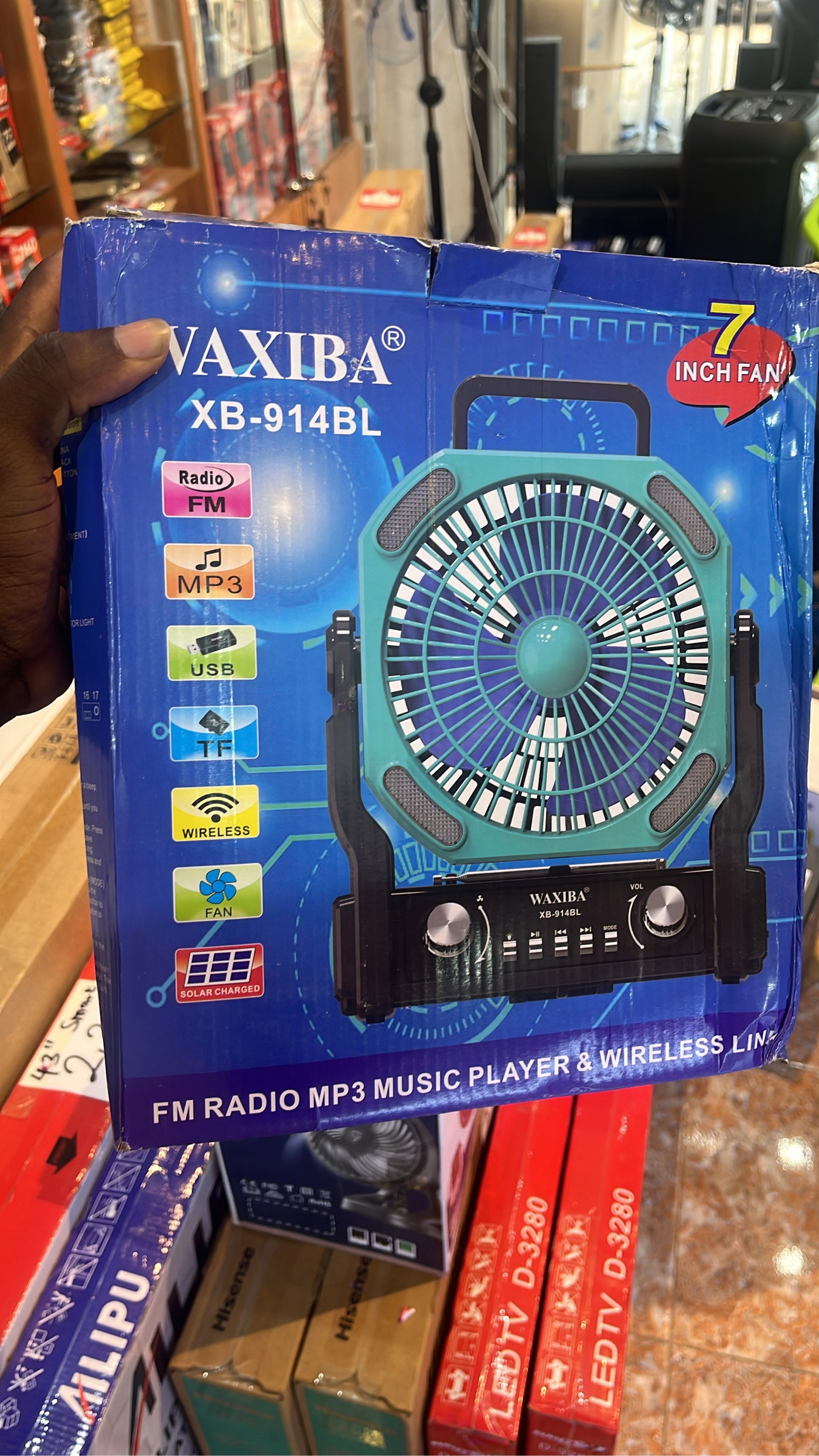 WAXIBA MINI FAN AND MUSIC PLAYER_0