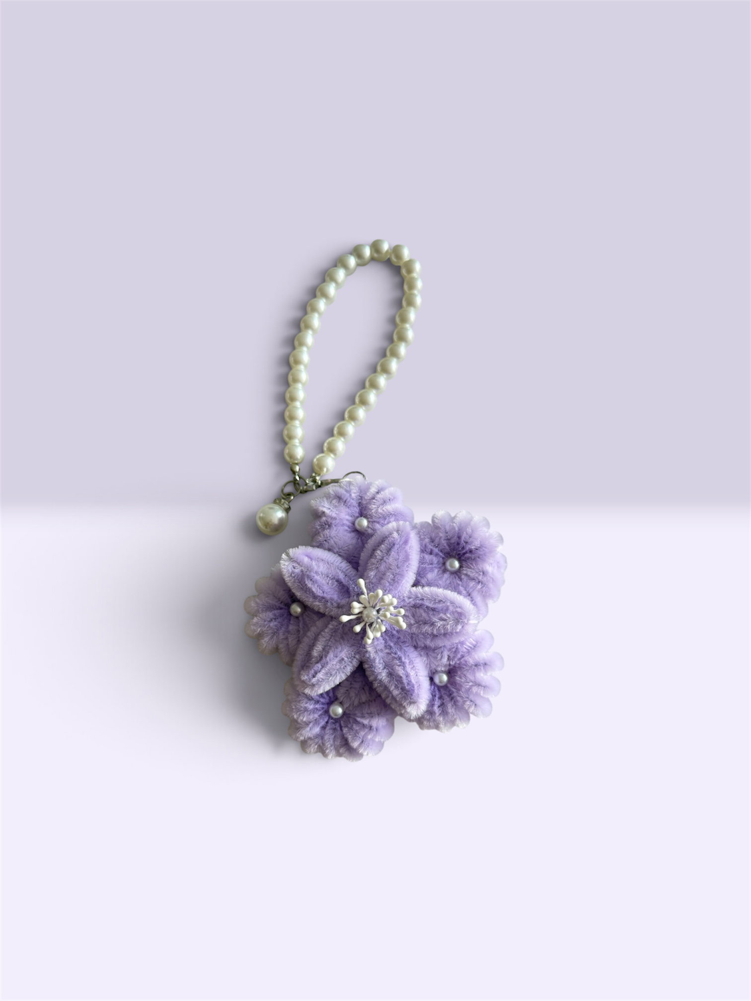 Purple Blossom Keychain_0