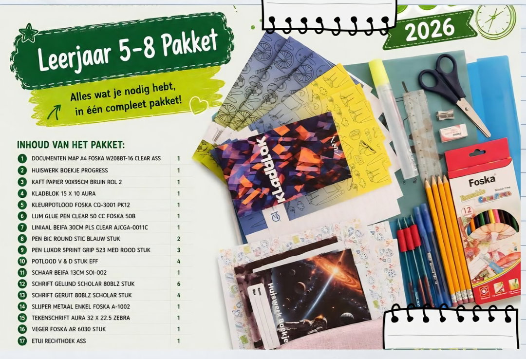 Schoolpakket Leerjaar 5 - 8