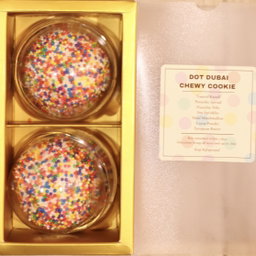 (Jurong East MRT Pickup) 2pcs Dot (Rainbow) Dubai Chewy Cookies
