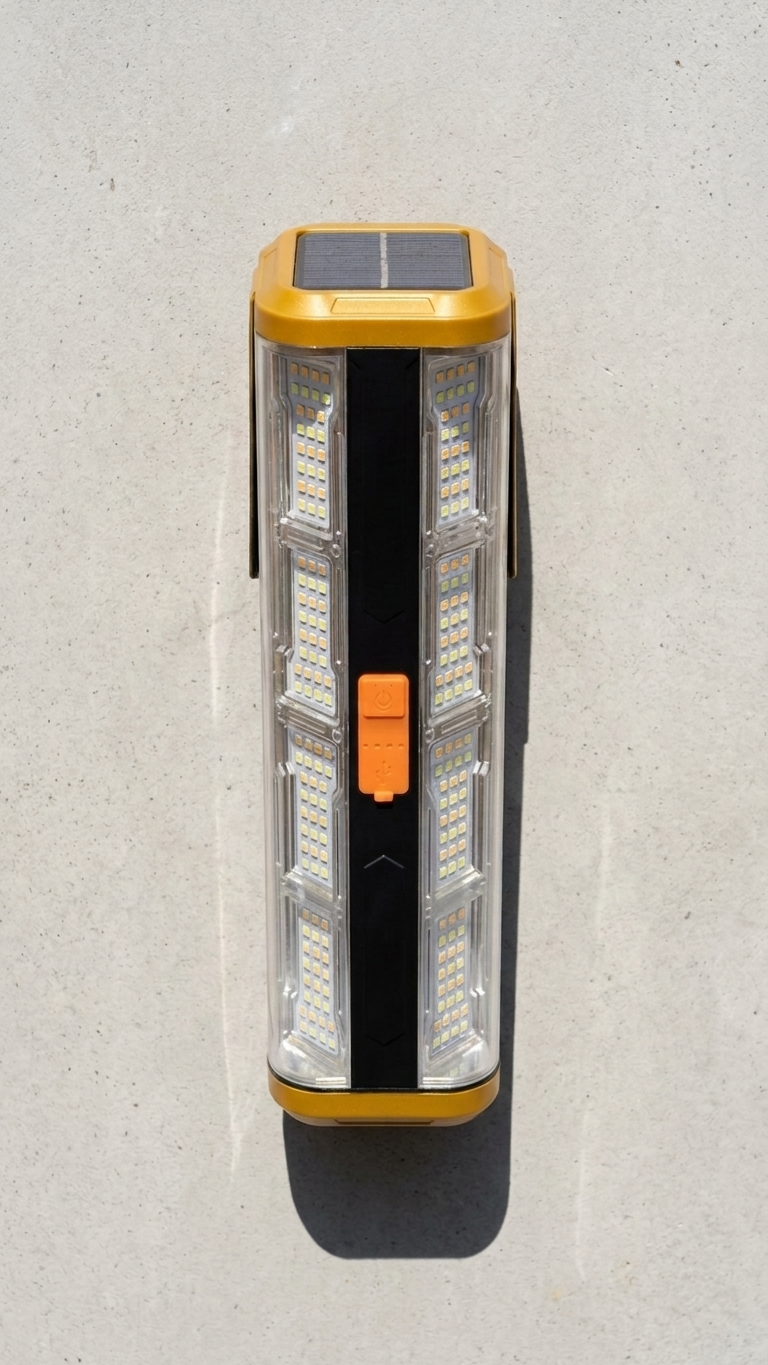 Emergency Rechargeable Solar Powered Light_1