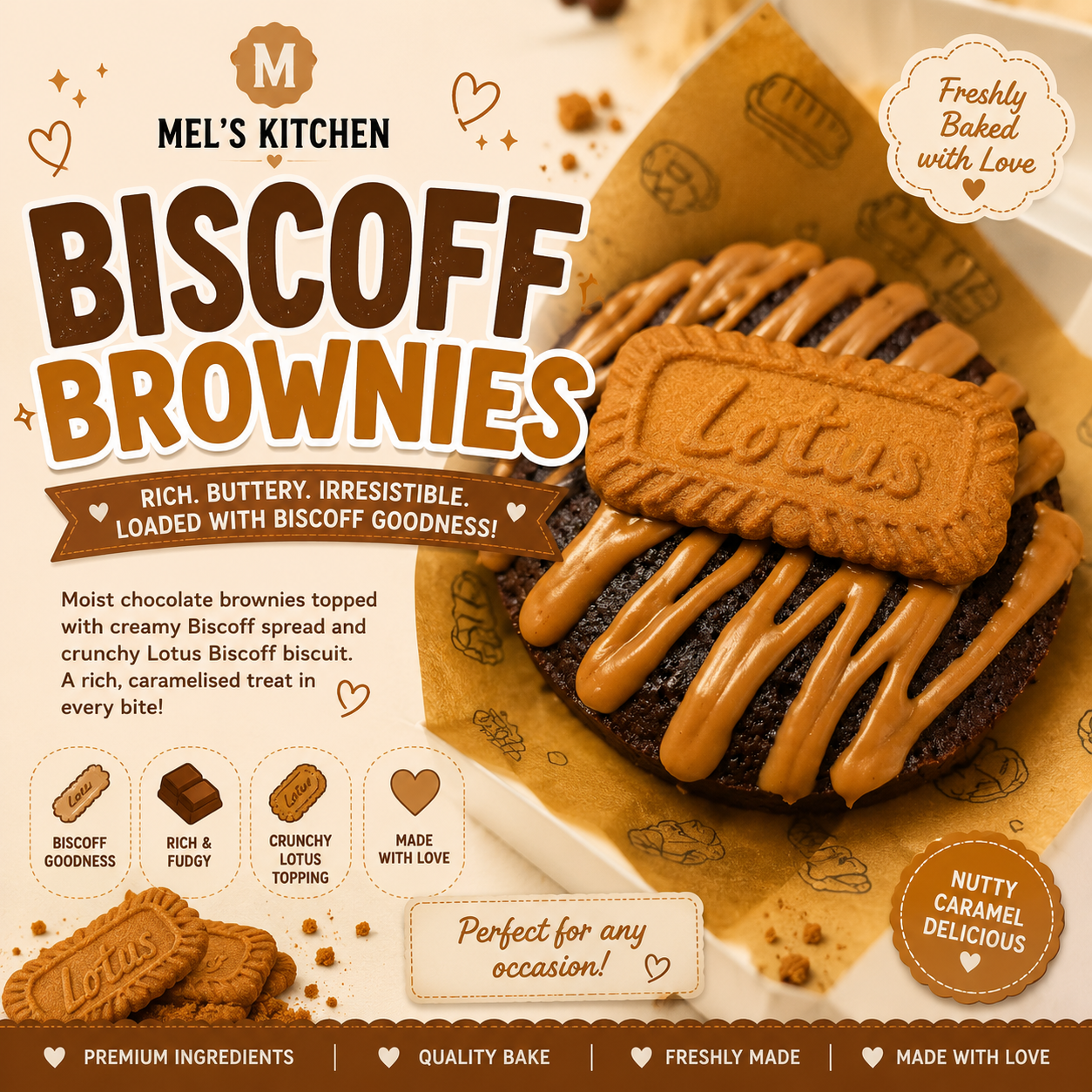 Bento Size Brownies 4inch_3