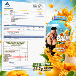 BAAM!!™ My Whey MAX Whey Protein (5lbs / 2.3kg) | 25g High-Quality Whey Protein • Lab-Tested • Low Sugar • Muscle Recovery • Limited Edition Delicious Flavors
