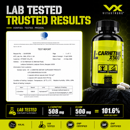 FitSoy™ Plant Protein Isolate 2lbs + VITAXTRONG™ L-Carnitine X500 (100 Caps) | Vegan Lean Muscle & Burn Fat Combo [VX]