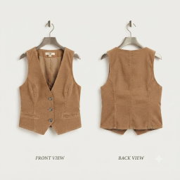 Gilet en daim