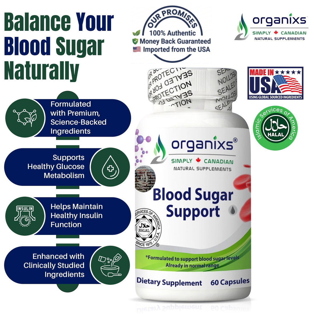 ORGANIXS BLOOD SUGAR SUPPORT