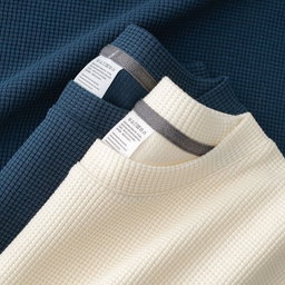 Men's Premium Waffle-Knit Round Neck T-Shirt | Summer Short Sleeve Streetwear Top