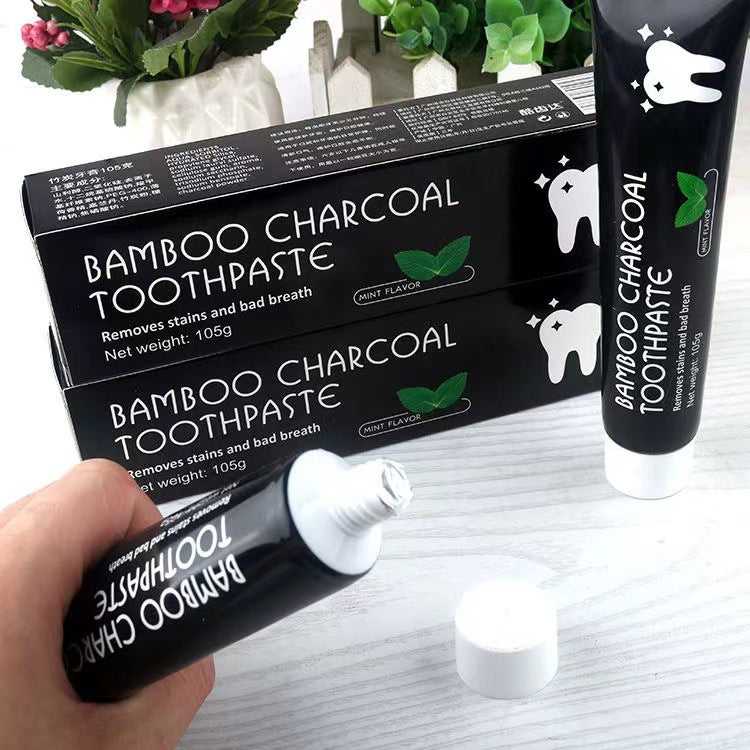 Natural Bamboo Activated Carbon Teeth Whitening Paste | Advanced Yellow Stain Remover_0