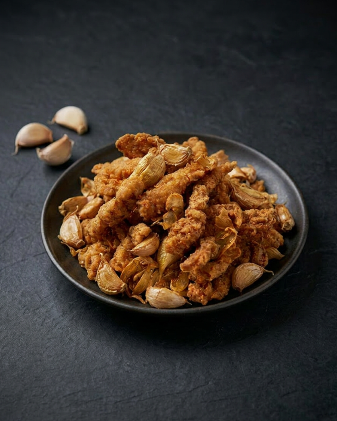 Golden Garlic Spiced Pork 五香炸肉_0