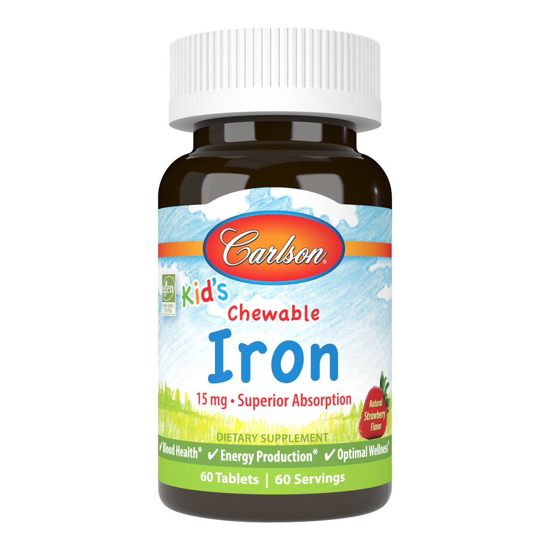 Carlos - Kid's Chewable Iron, Strawberry