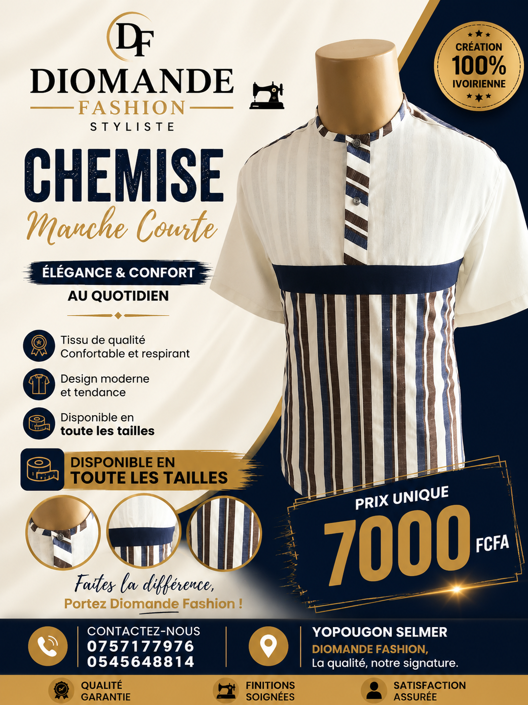 Chemise homme 