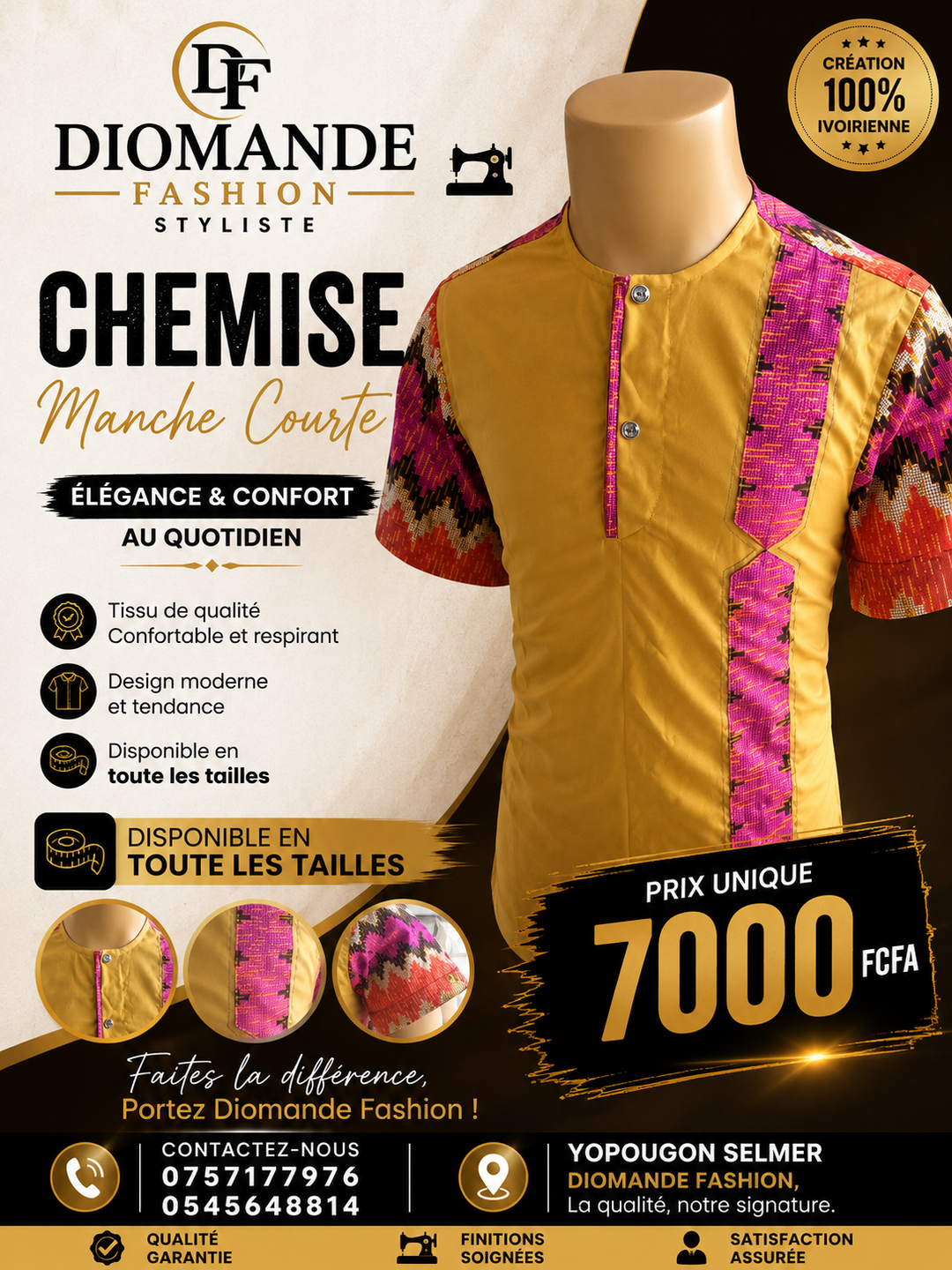 Chemise homme 