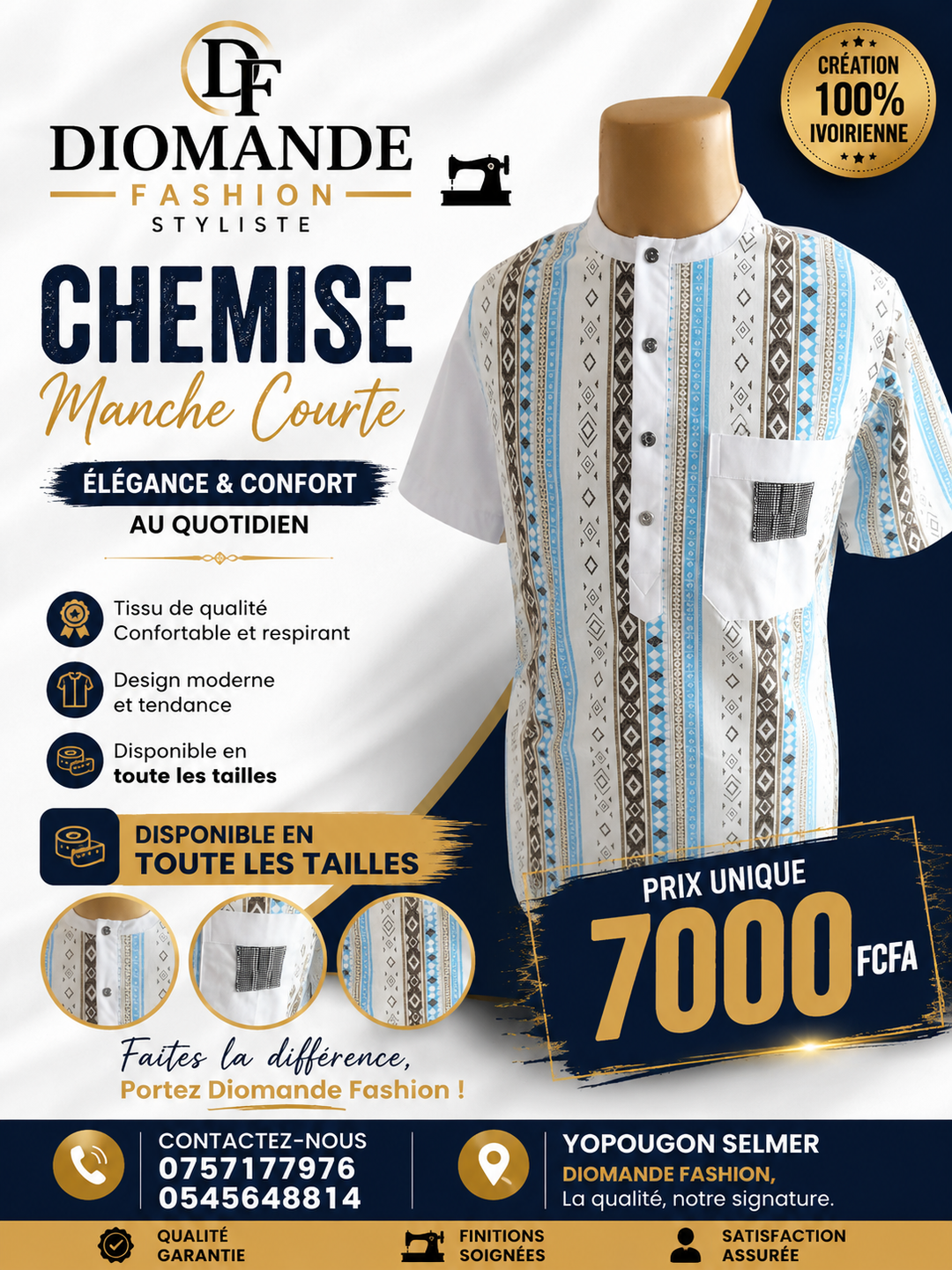 Chemise homme 