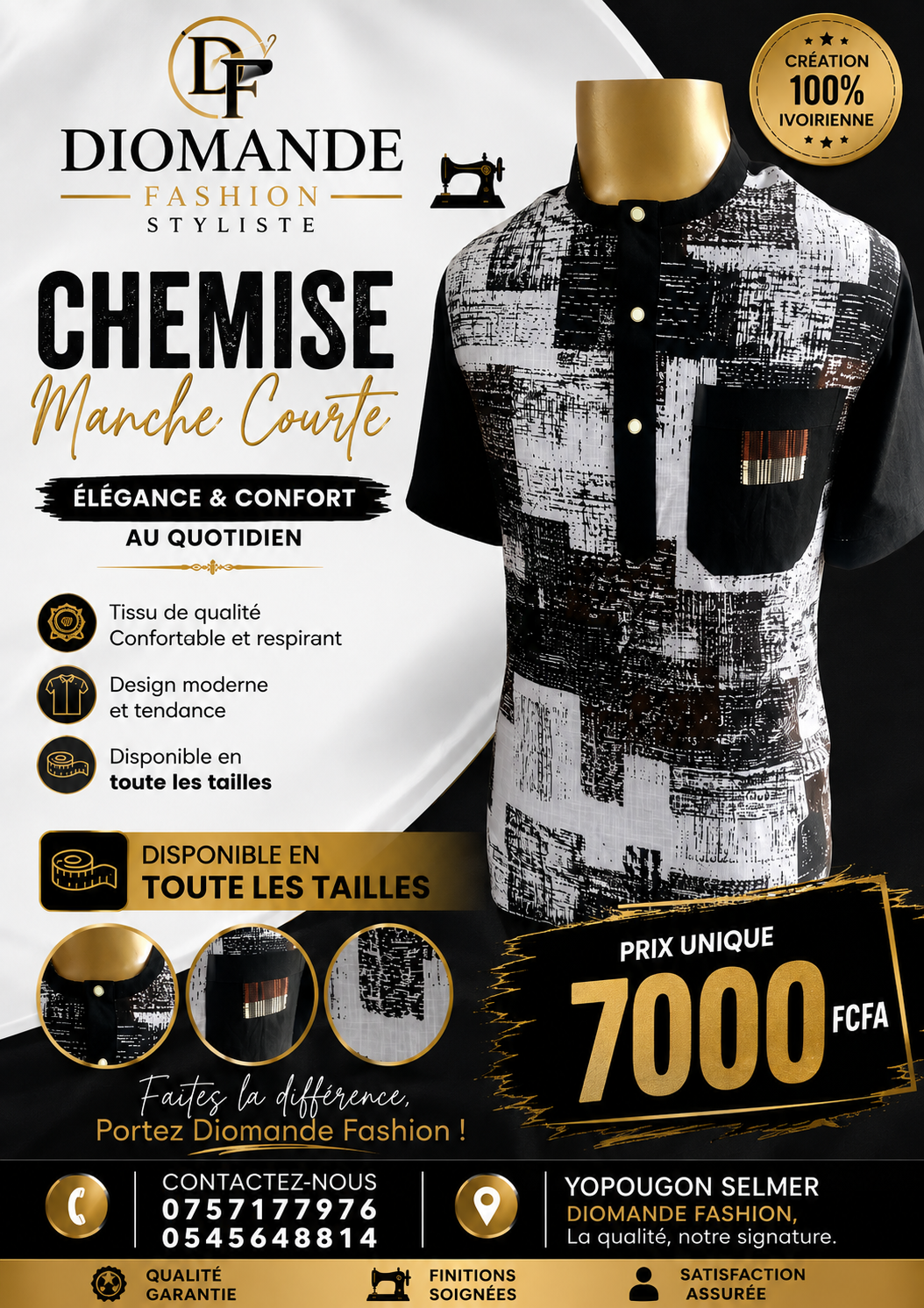 Chemise homme 