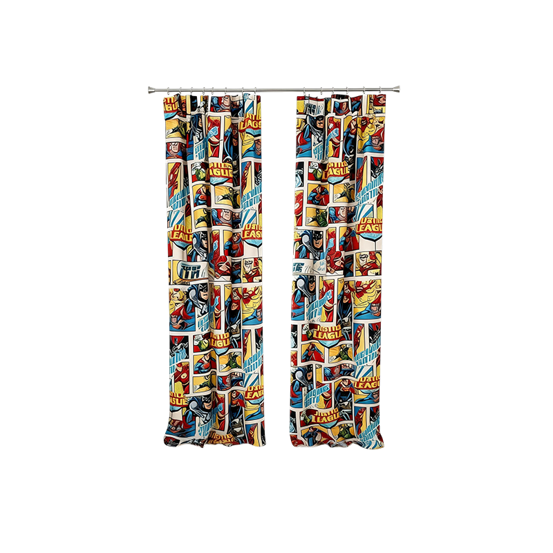 Kidsrock Justice League Kids Curtains