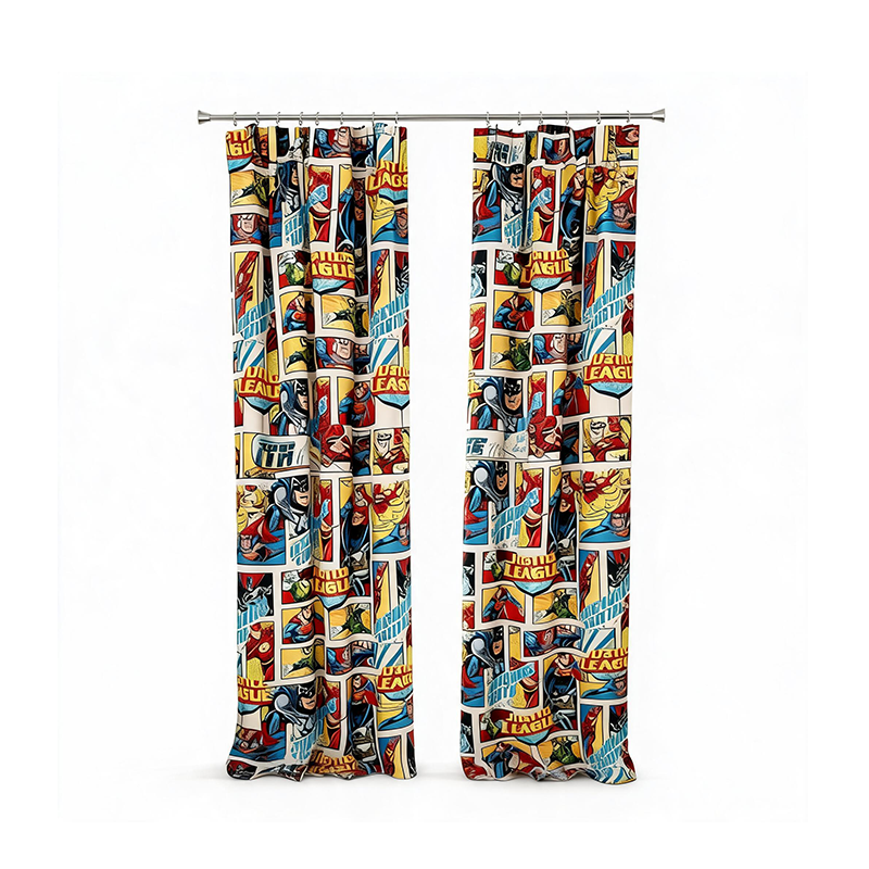 Kidsrock Justice League Kids Curtains_1