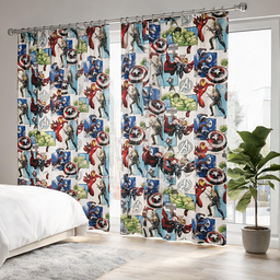 Kidsrock Avengers Kids Curtains