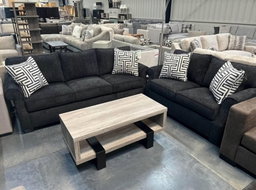2-PIECE COUCH + COFFEE TABLE LIVING ROOM SET