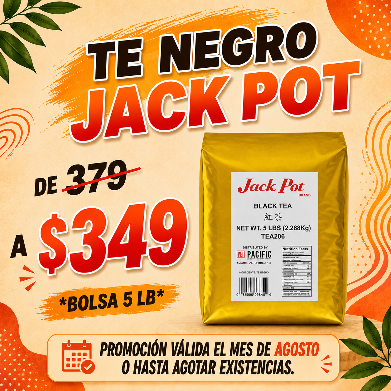 TE NEGRO JACK POT 5 BOLSA LIBRAS_0
