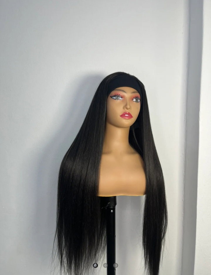 Blended human hair