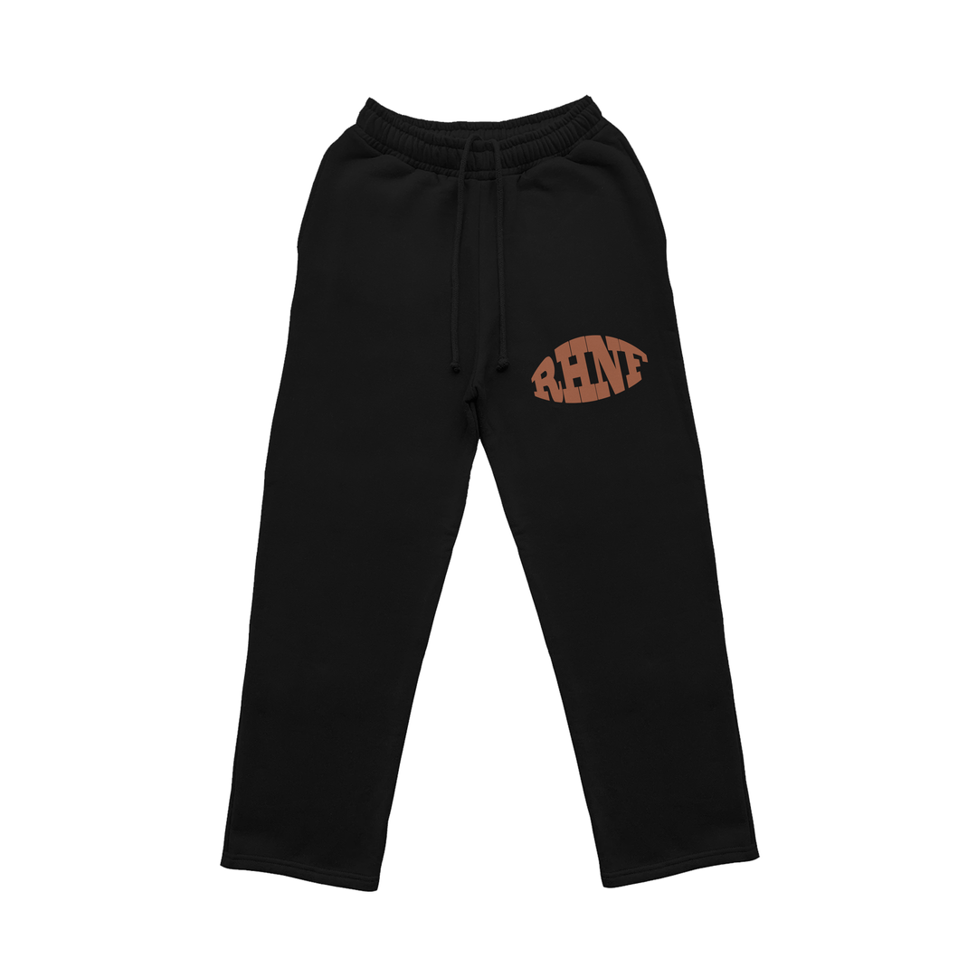 SWEATPANTS - BLACK/ORANGE