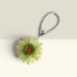 Yellow Gerbera Keychain