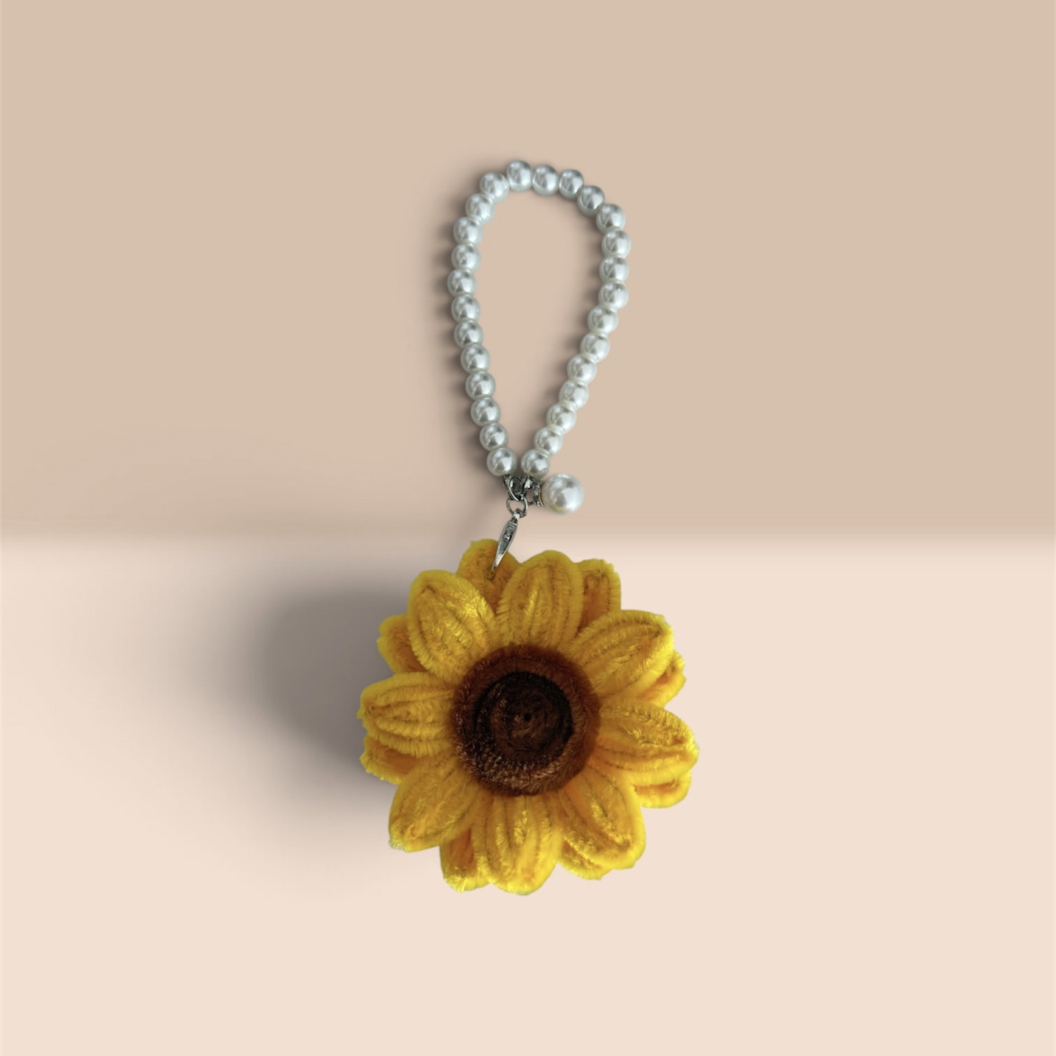 Yellow Sunflower Keychain_0