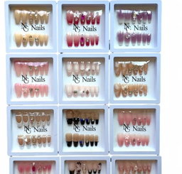 12 pieces NG Press on Nails 