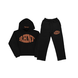 TRACKSUIT - BLACK/ORANGE