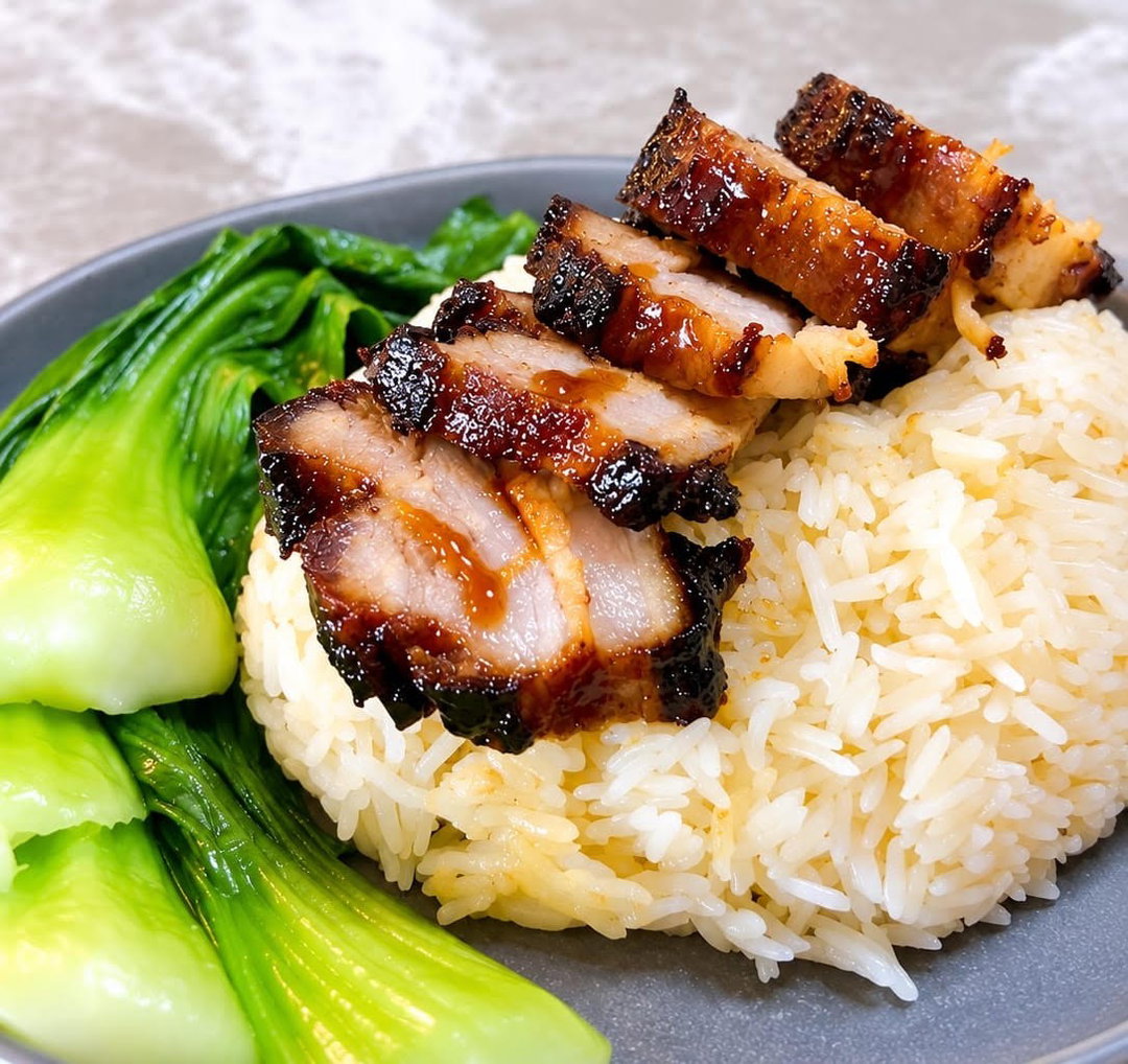 Caramelised Pork Belly Char Siew Rice [Available on Sundays]