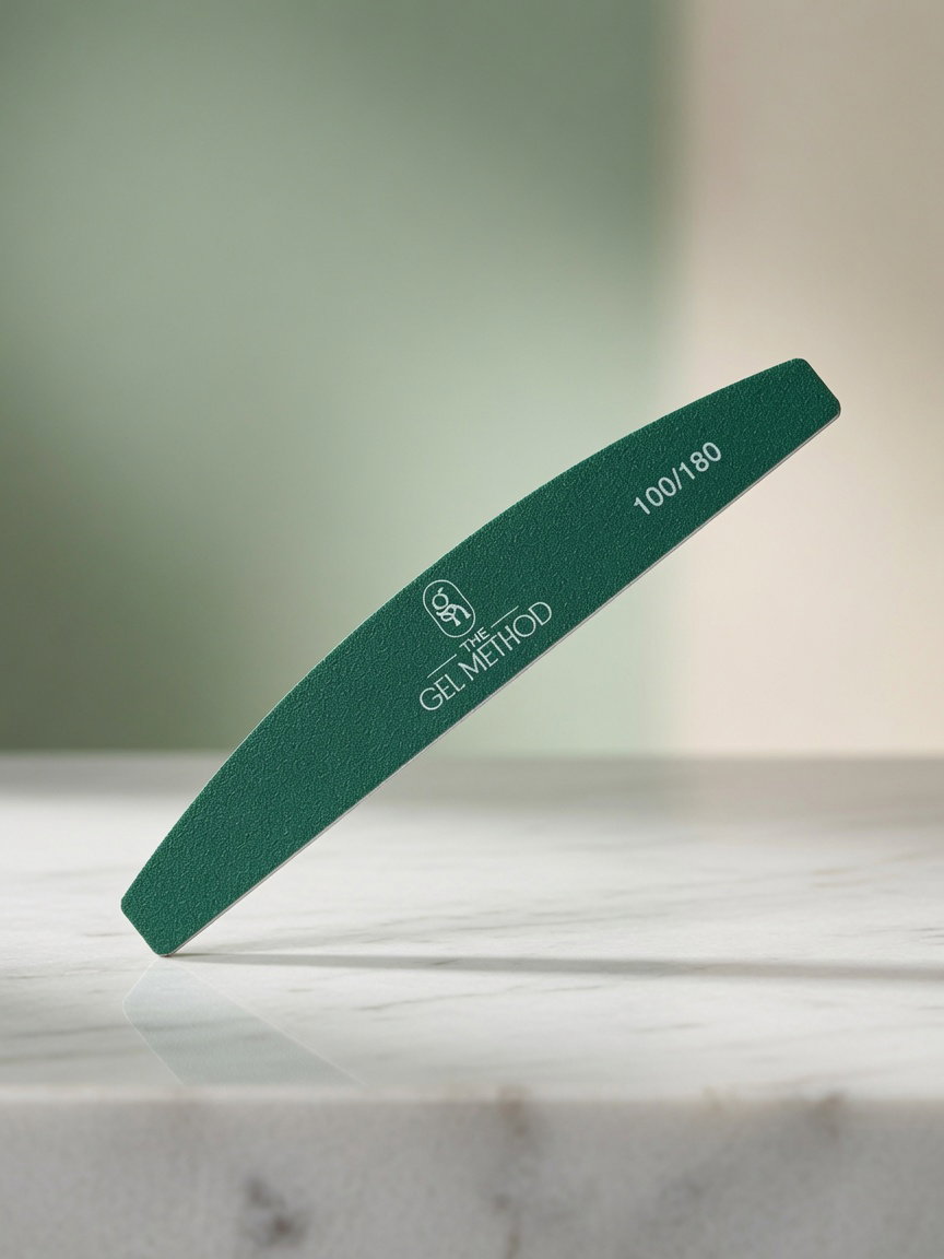 The Gel Method Premium Nail File 100/180 Grit_0