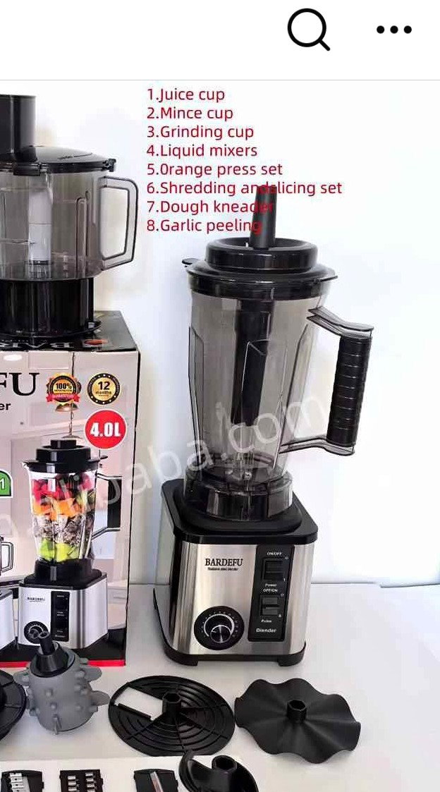 Bardefu blender 8 in 1 multipurpose _0