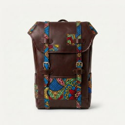 Double-Buckle Structured Backpack