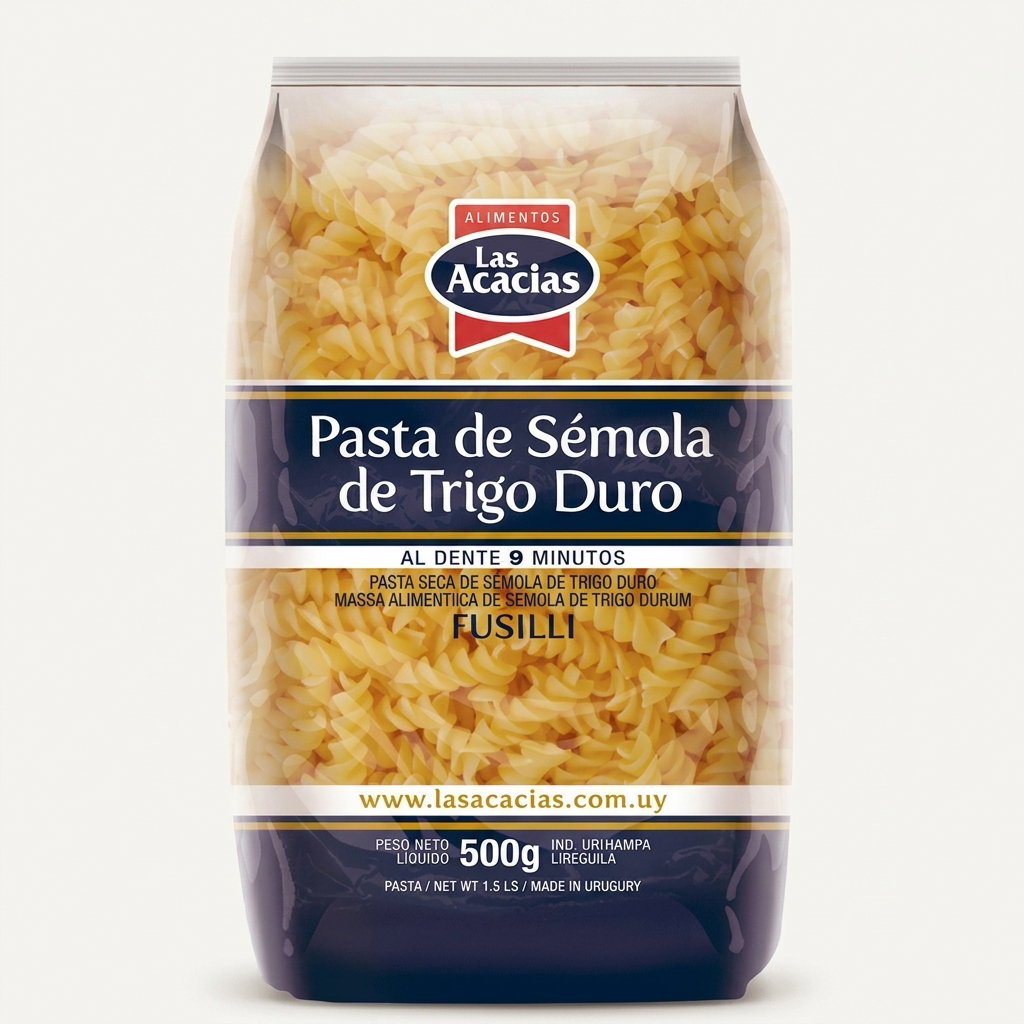 FIDEO ACACIAS TRIGO DURO FUSILI 400G