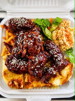 BBQ Wings Lunch Combo