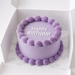 Purple vintage bento cake