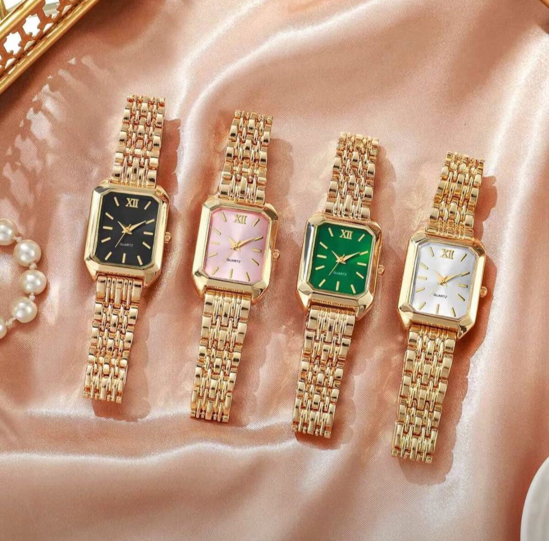 Vintage Rectangular Quartz Watch_0