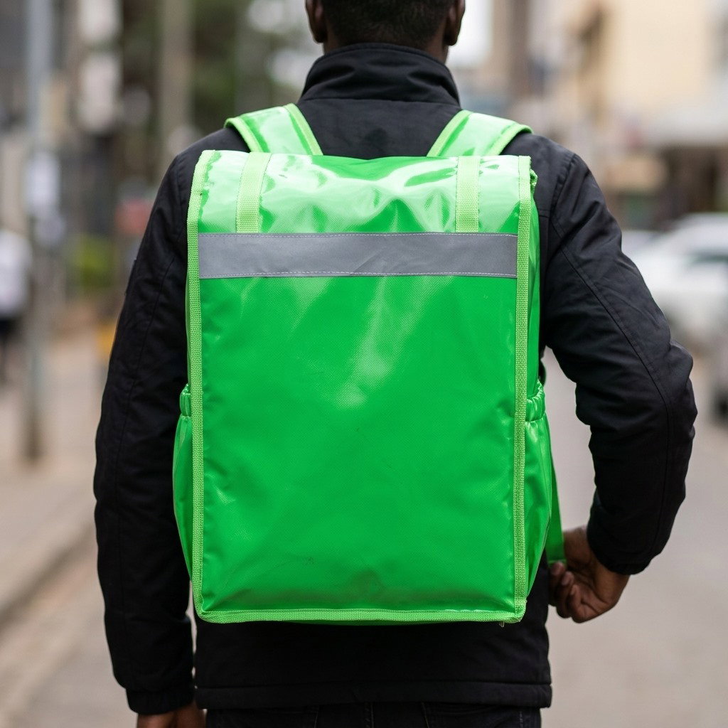 Roll top delivery bag insulated thermal bag