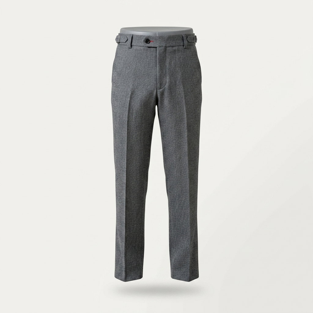 Textured grey Gentle trouser