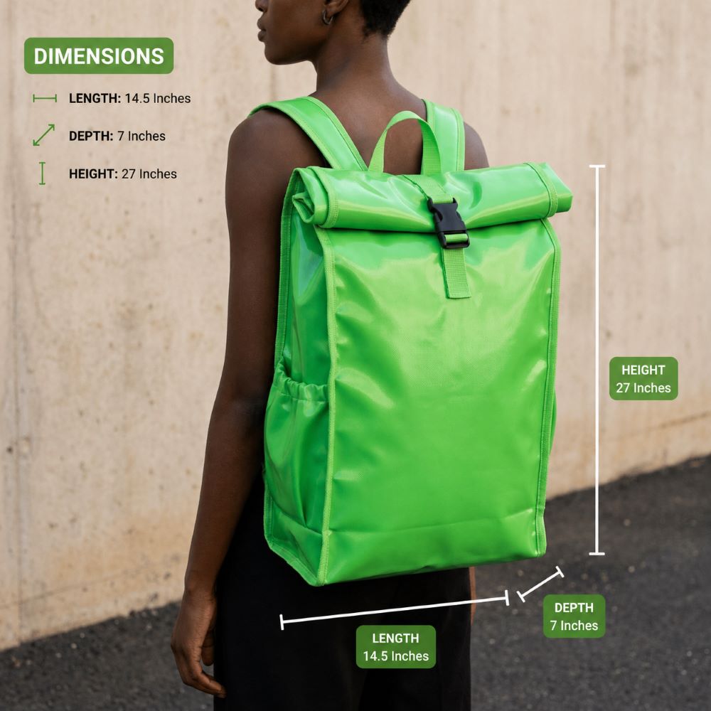 Roll top delivery bag insulated thermal bag_4