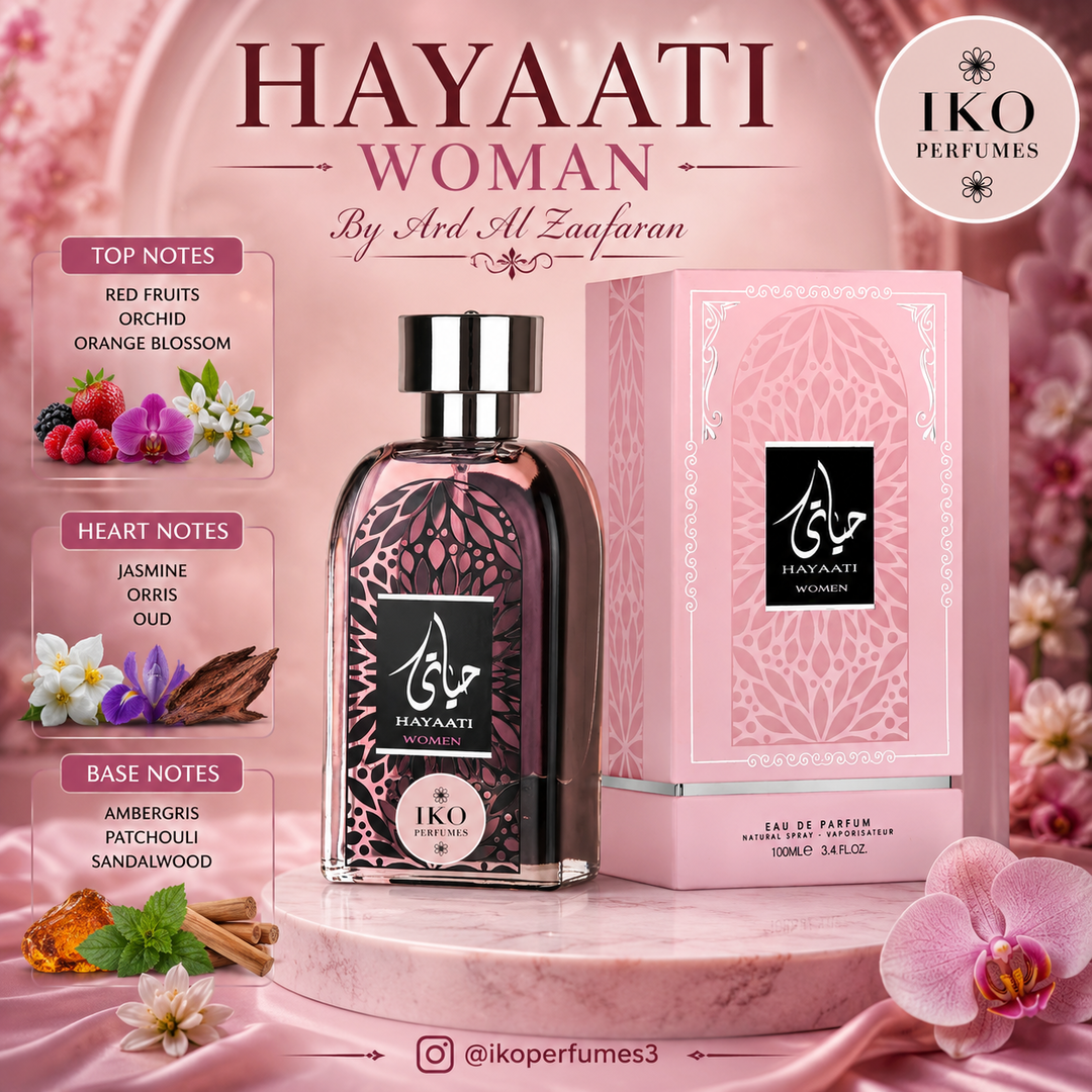 Hayaati Woman By Ard Al Zaafaran | Orginal Arabic Perfume in Kenya | IKO Perfumes