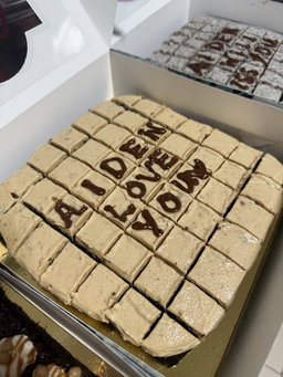 7” Biscoff Crunchy Brownies