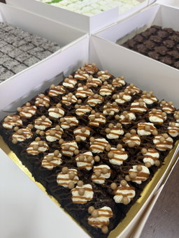 7” Salted Caramel Brownies