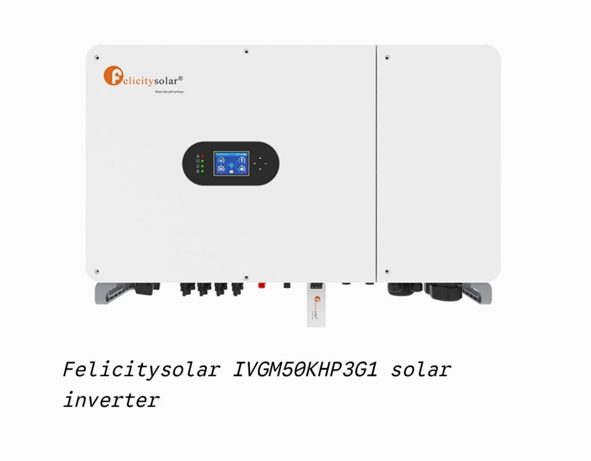 FELICITYSOLAR KIT DE INVERSORES DE 50KW POTENCIA REAL Trifásico de Alto Voltaje 120 VAC / 208 VAC ​CON RESPALDO DE 8 HORAS ​CON DOS RACK DE BATERÍAS DE 1.200 VDC_4