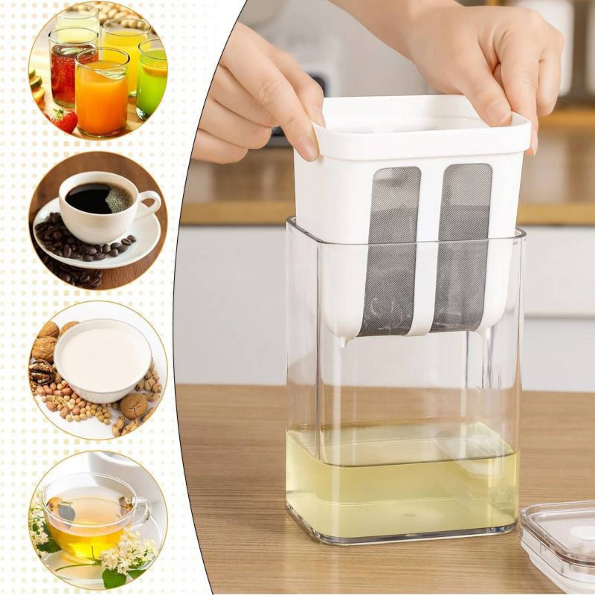 Multifunctional Yogurt Filter With Fine Mesh Strainer - Kitchen Utensil Designed For Straining And Food Preparation Routine_0