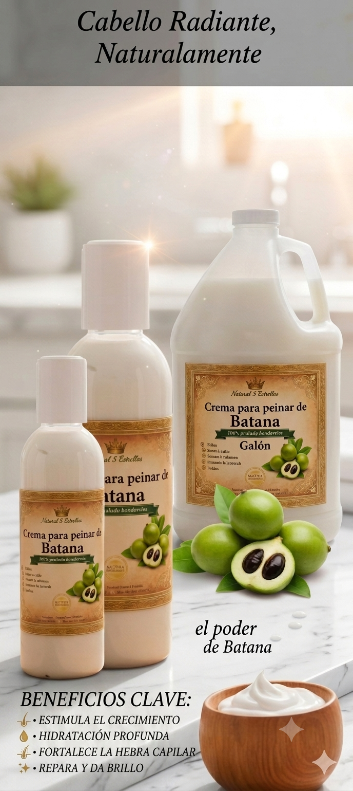 Crema de batana 240 ml , 500 ml y galon