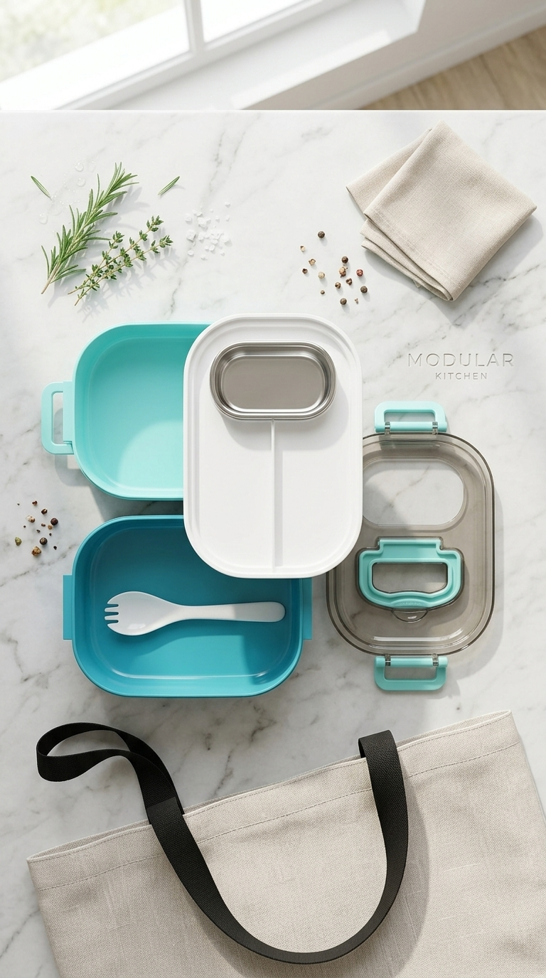 3 Layer Rectangle Lunch Box