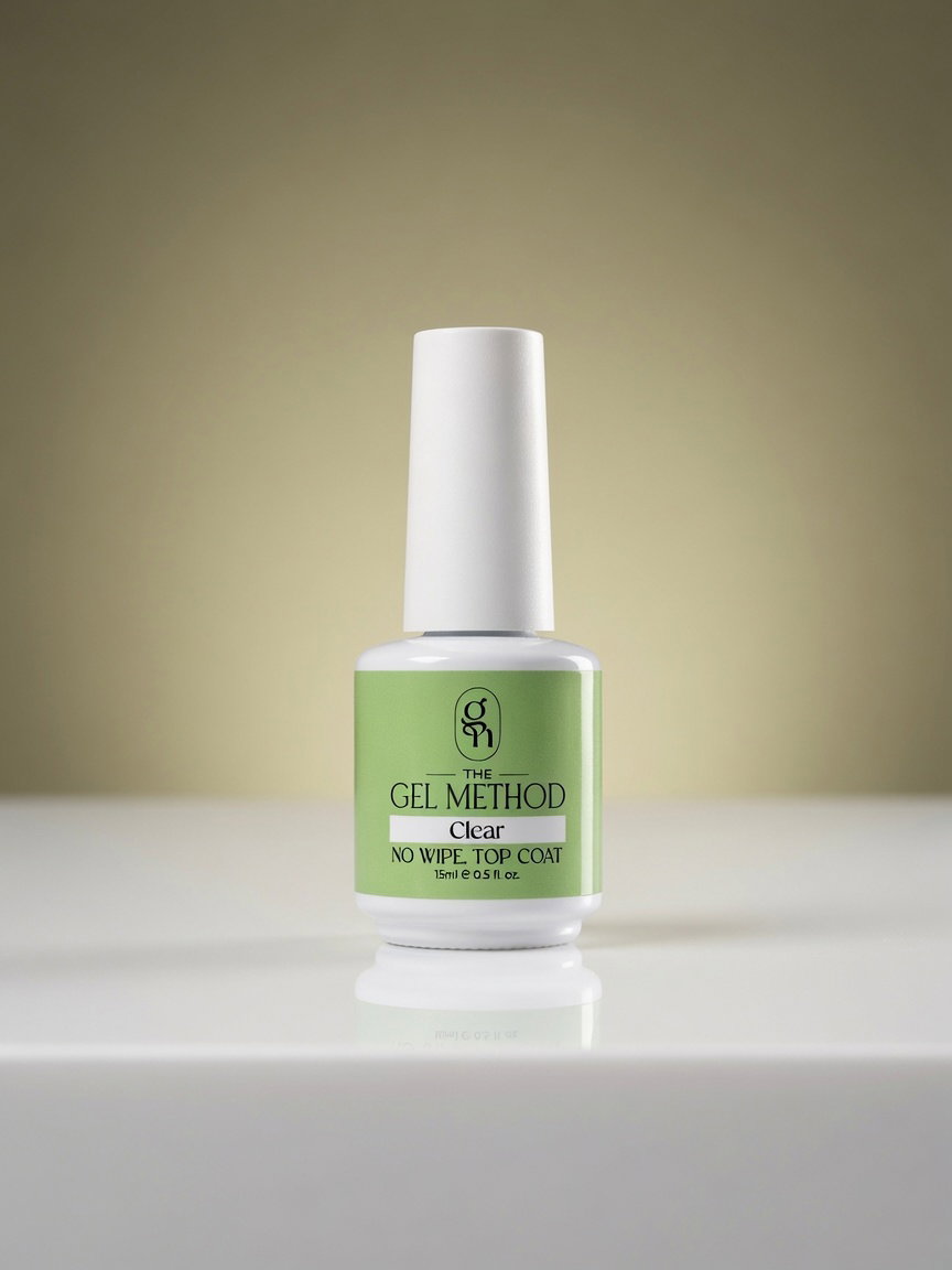 The Gel Method No Wipe Top Coat (15ml)_0